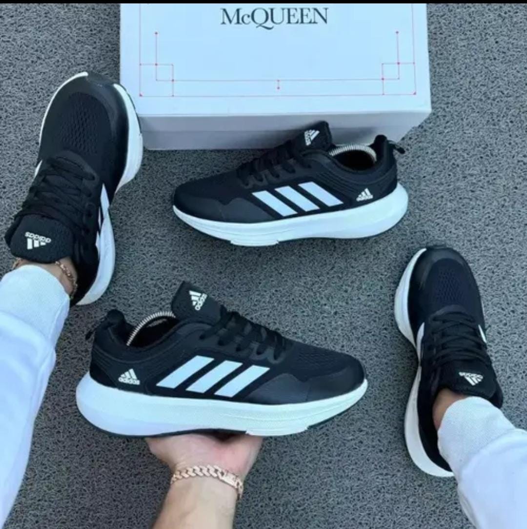 Adidas bounce✨Negro Blanco Mt
